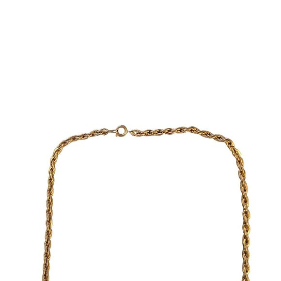Elegant Gold Rope Chain Necklace - Picture 2 of 3